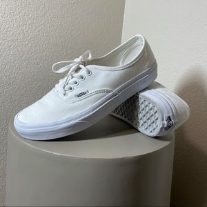 Vans White Sneakers - Size 8.5